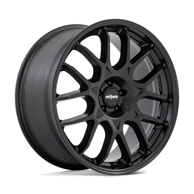 Rotiform R195 ZWS 22x12 Matte Black 55mm ET 71.5mm CB 5x130