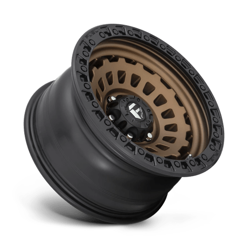 Fuel Wheels D634 Zephyr 17x8 Matte Bronze w/Black Bead Ring 38mm ET 56.5mm CB 5x114.3