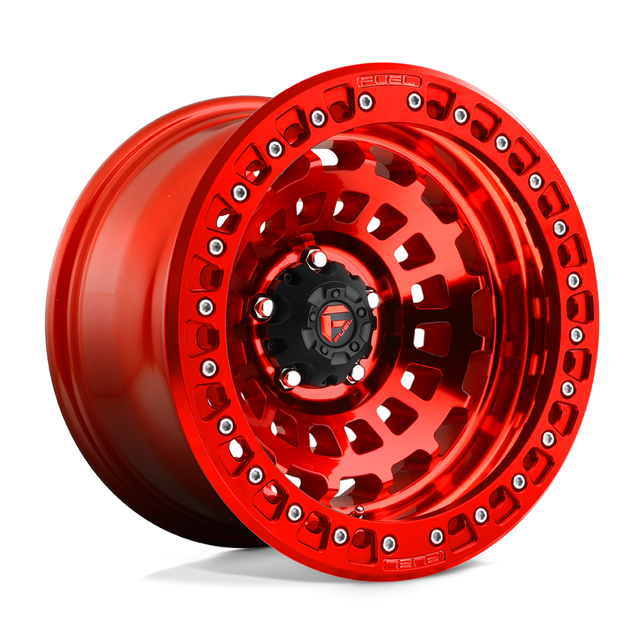 Fuel Wheels D100 Zephyr Beadlock 17x9 Candy Red -38mm ET 71.5mm CB 5x127
