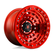 Fuel Wheels D100 Zephyr Beadlock 17x9 Candy Red -38mm ET 71.5mm CB 5x127