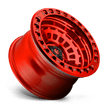 Fuel Wheels D100 Zephyr Beadlock 17x9 Candy Red -38mm ET 71.5mm CB 5x127