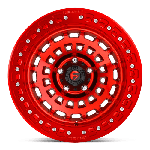Fuel Wheels D100 Zephyr Beadlock 17x9 Candy Red -38mm ET 71.5mm CB 5x127