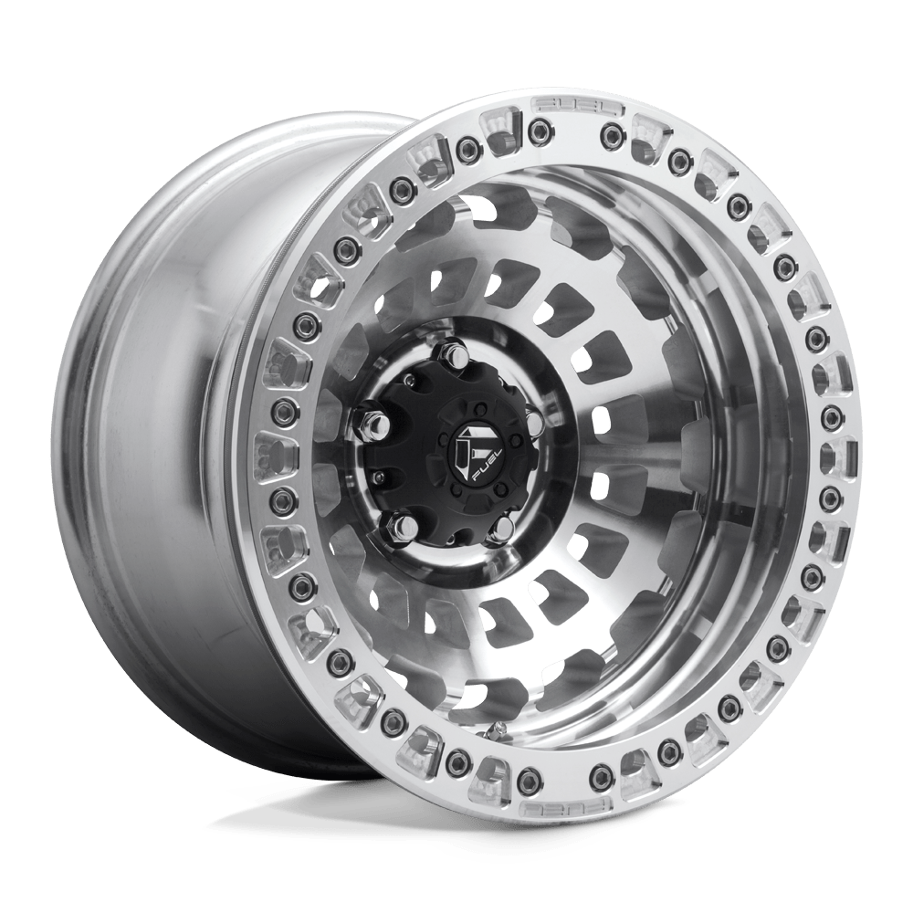 Fuel Wheels D102 Zephyr Beadlock 17x9 Gloss Machined -15mm ET 106.1mm CB 6x139.7