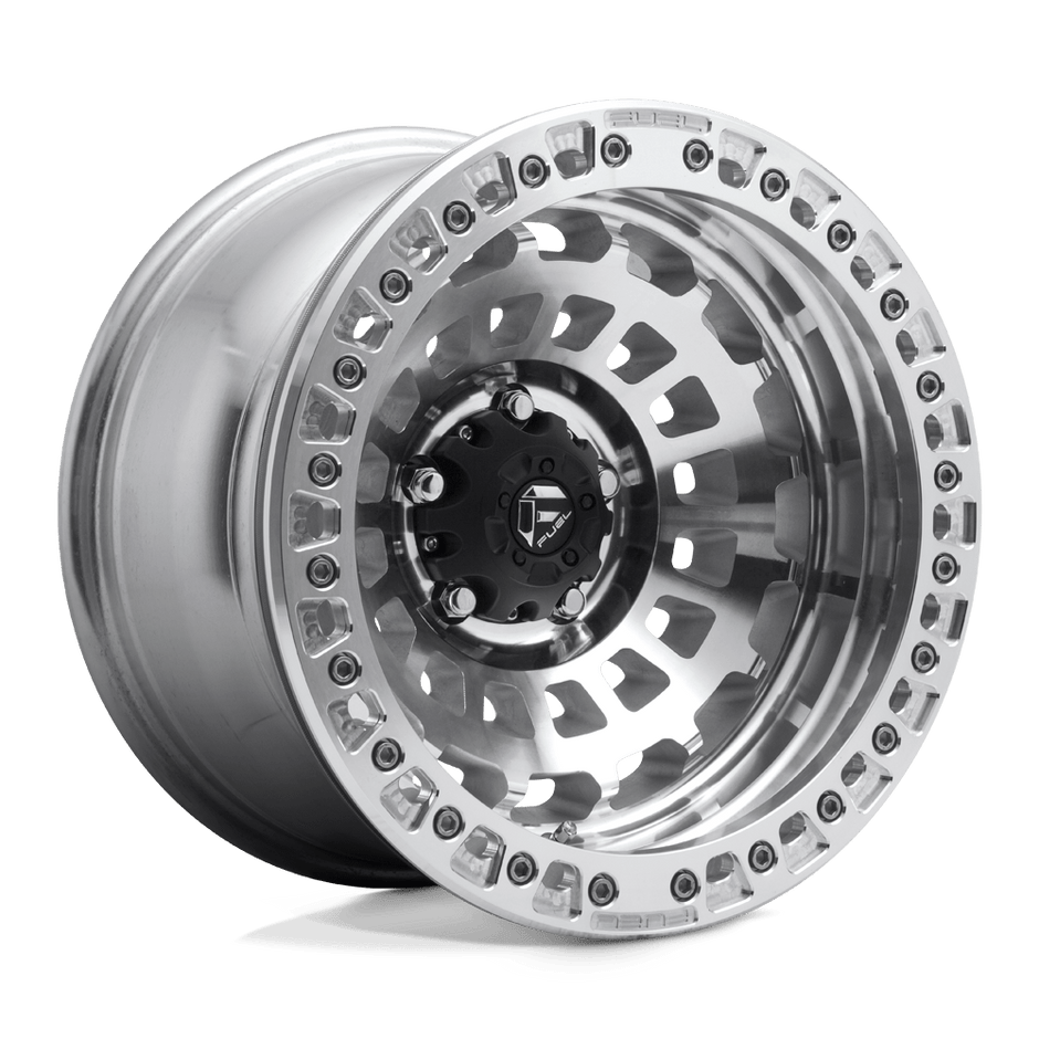 Fuel Wheels D102 Zephyr Beadlock 17x9 Gloss Machined -15mm ET 106.1mm CB 6x139.7
