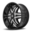 Diablo Wheels Elite 24x10 Gloss Black wheel