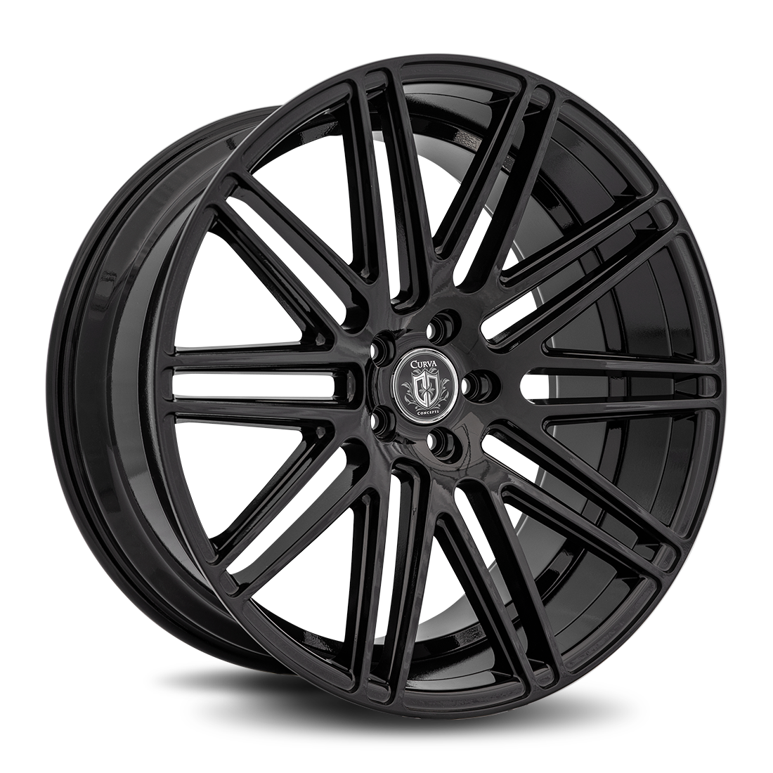 Curva C50 22x10.5 Gloss Black wheel