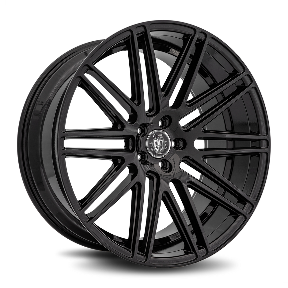 Curva C50 22x10.5 Gloss Black wheel