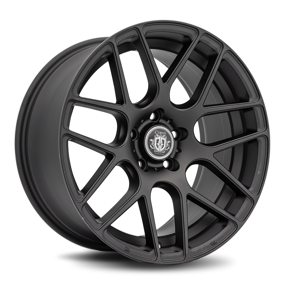 Curva C7 18x8 Matte Black wheel
