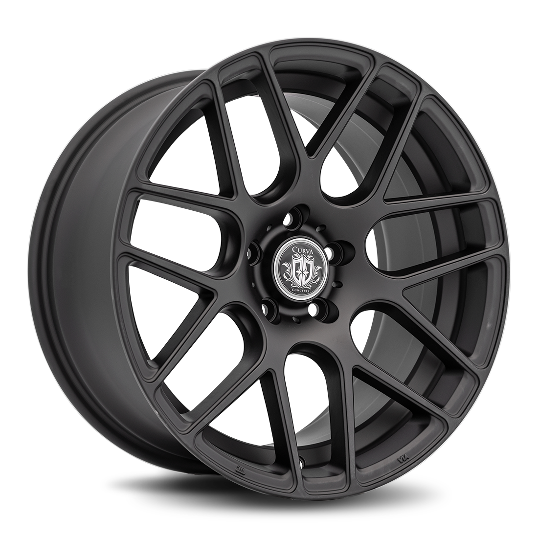 Curva C7 18x9 Matte Black wheel