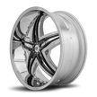 Diablo Wheels Blitz 24x10 Chrome wheel