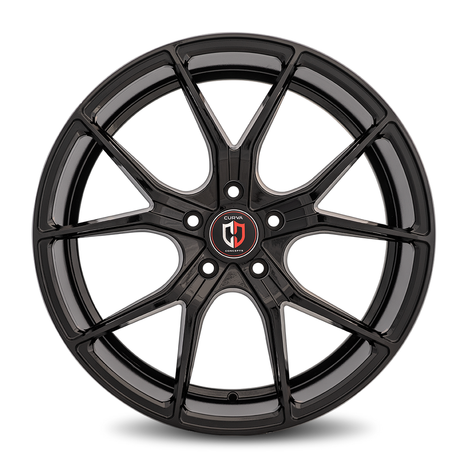 Curva C42 20x8.5 Gloss Black wheel