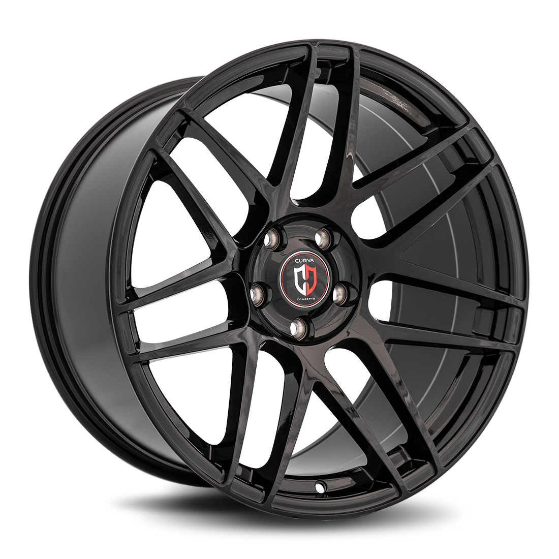 Curva C300 20x8.5 Gloss Black wheel
