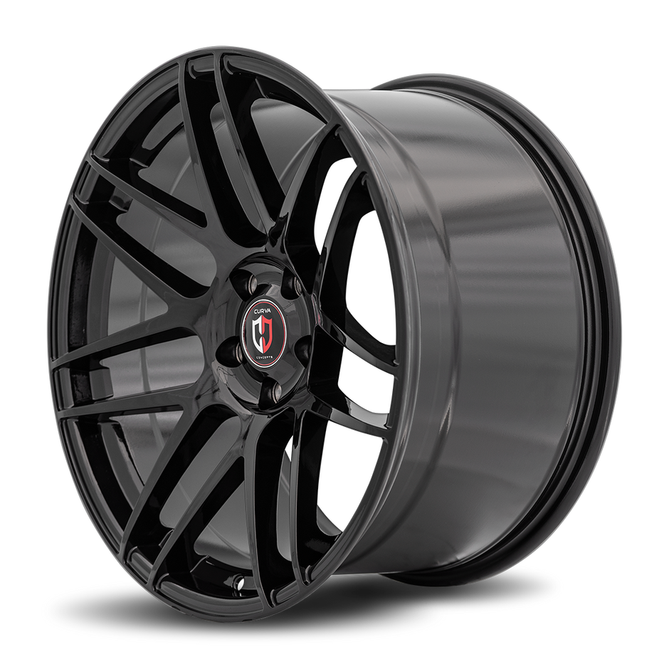 Curva C300 20x8.5 Gloss Black wheel
