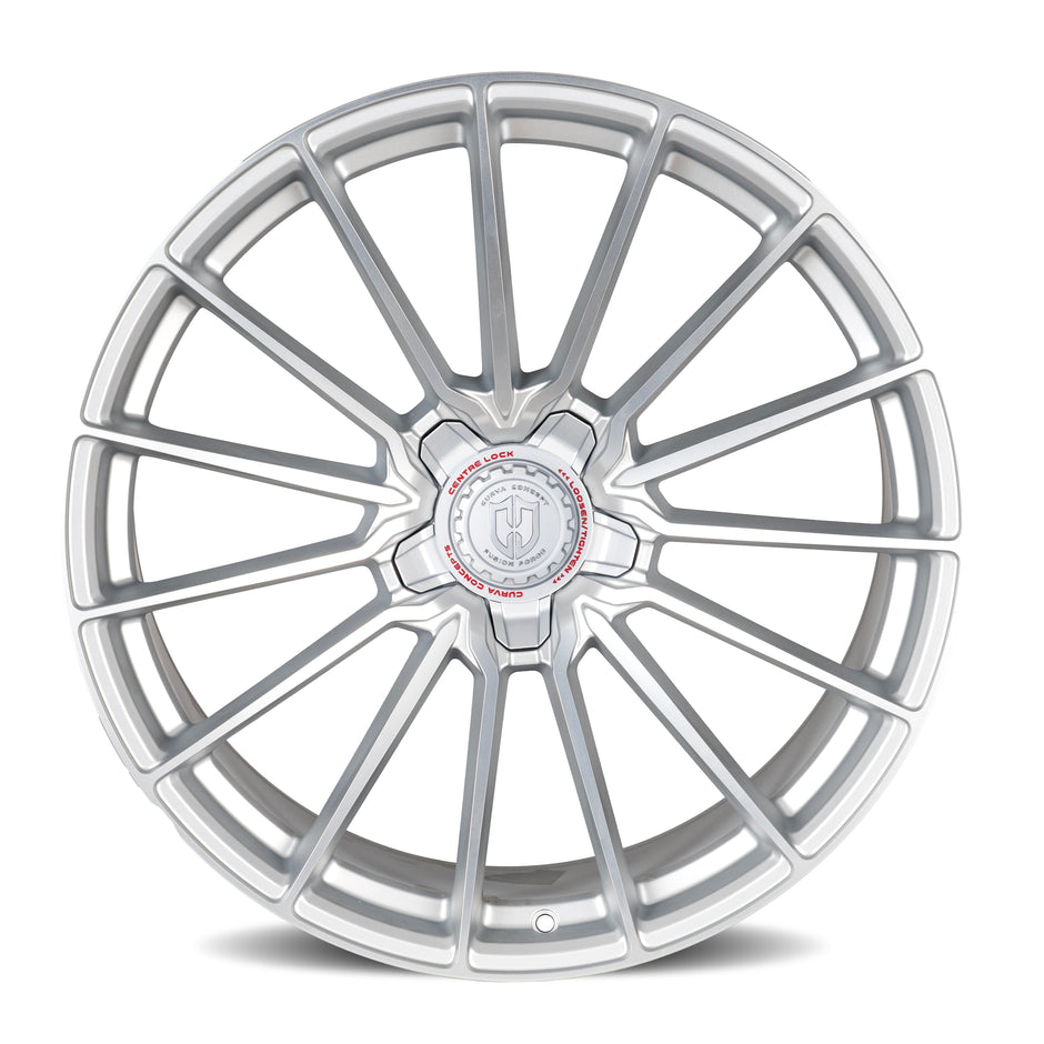 Curva CFF75 19x9 Silver Machined Face Satin Lacquer wheel