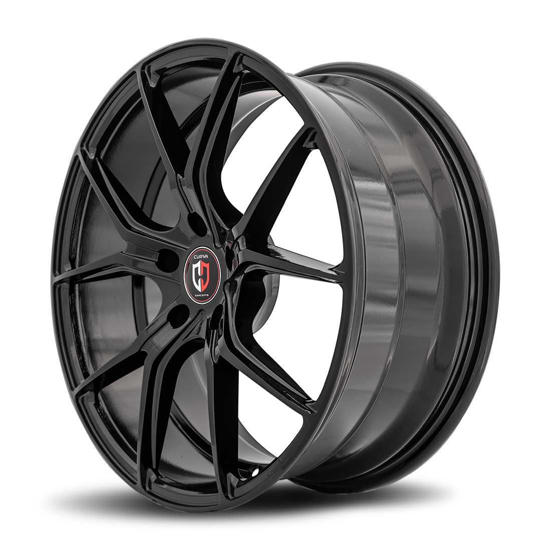 Curva C42 20x10 Gloss Black wheel