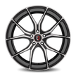 Curva C42 20x10 Gloss Black Machine Face wheel