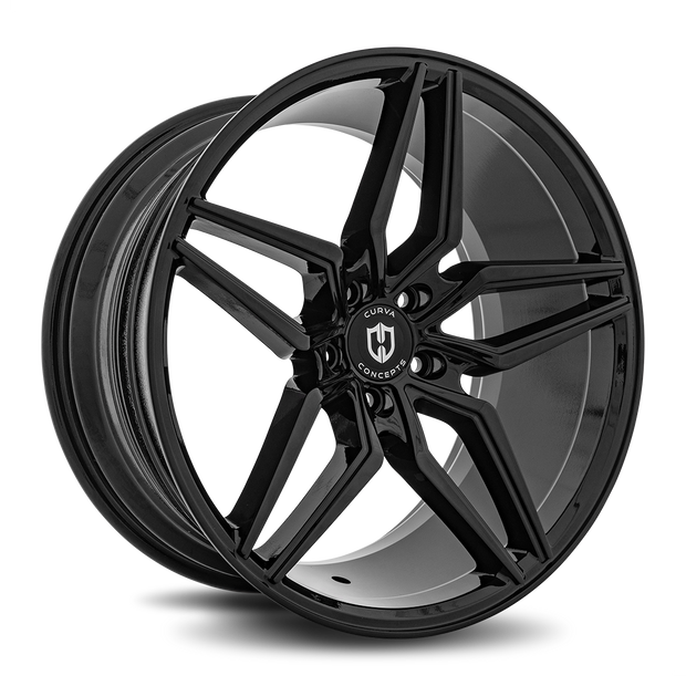 Curva C25 20x8.5 Gloss Black wheel
