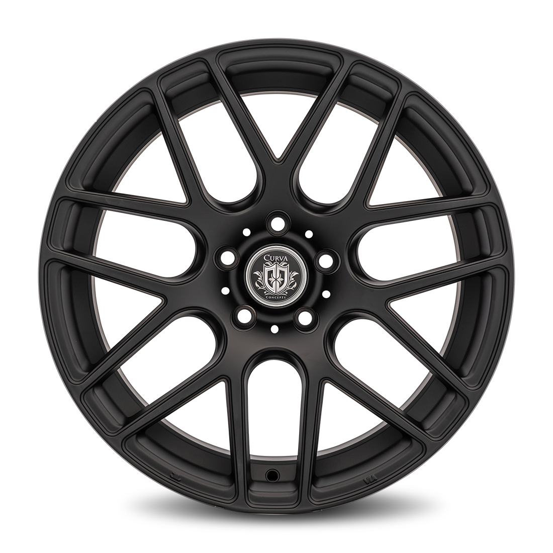 Curva C7 19x8.5 Matte Black wheel