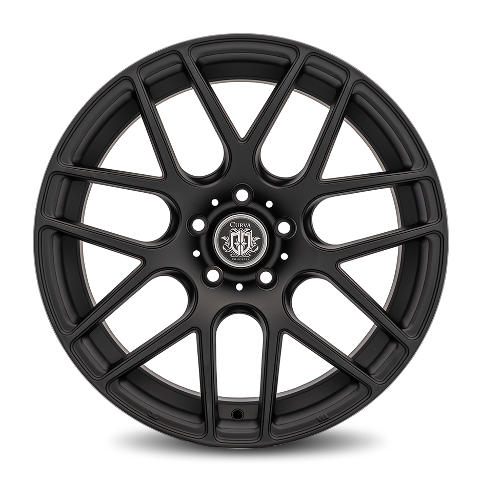Curva C7 19x8.5 Matte Black wheel