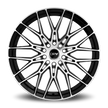 Dynamic Racing Wheels D21 17x7.5 Gloss Black Machined Face wheel