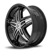 Diablo Wheels Blitz 22x8.5 Gloss Black wheel