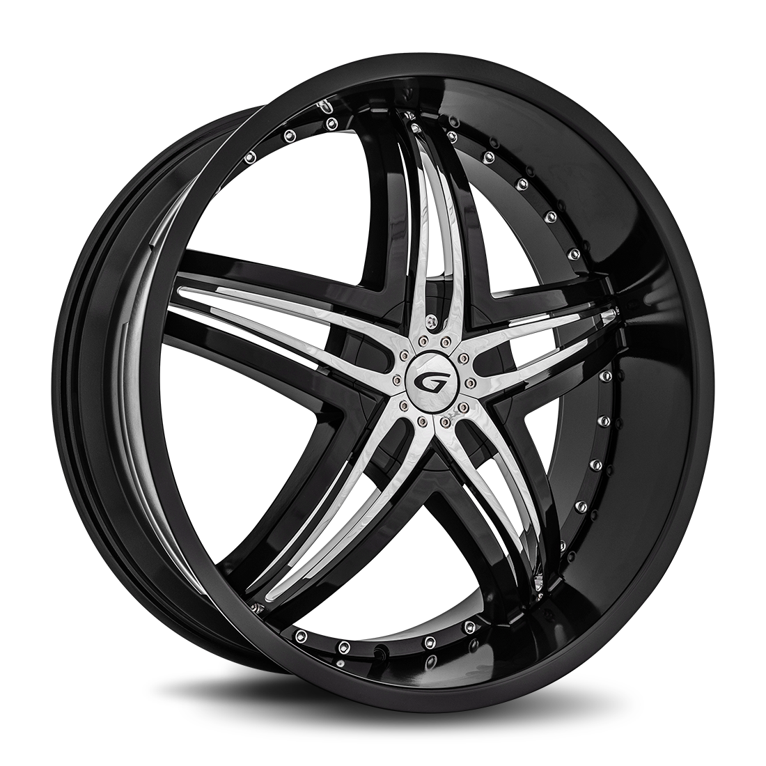 Diablo Wheels Blitz 24x10 Gloss Black wheel