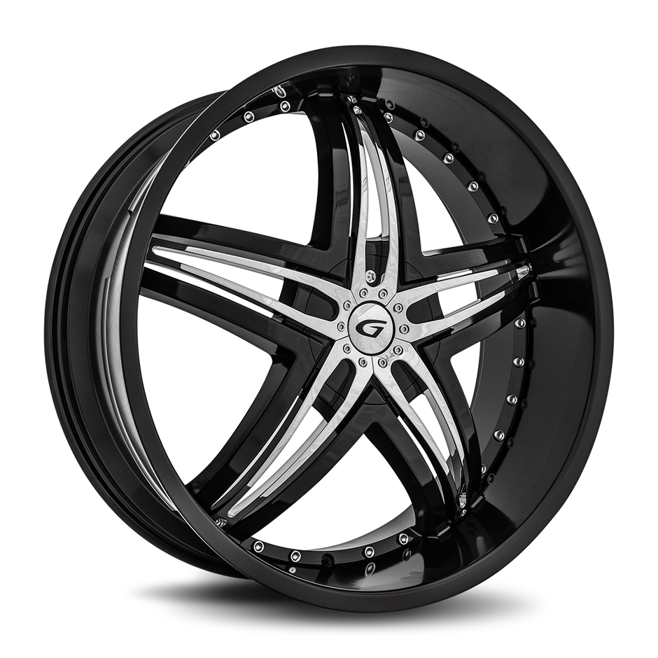 Diablo Wheels Blitz 24x10 Gloss Black wheel
