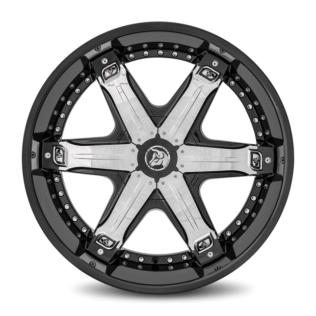Diablo Wheels Fur 28x10 Gloss Black wheel