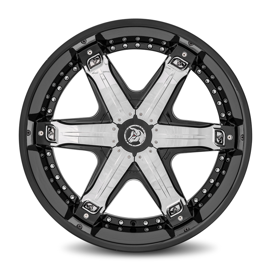 Diablo Wheels Fury 26x10 Gloss Black wheel