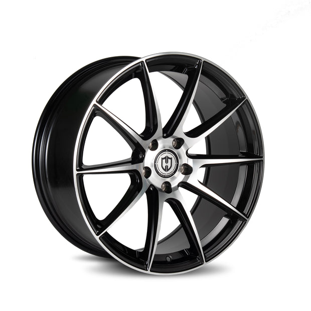 Curva CFF72 19x8.5 Black Machined Face wheel