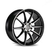 Curva CFF72 19x8.5 Black Machined Face wheel