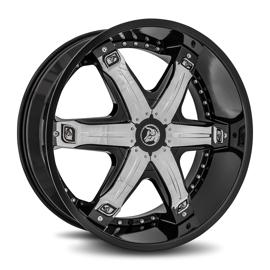 Diablo Wheels Fury 24x10 Gloss Black wheel
