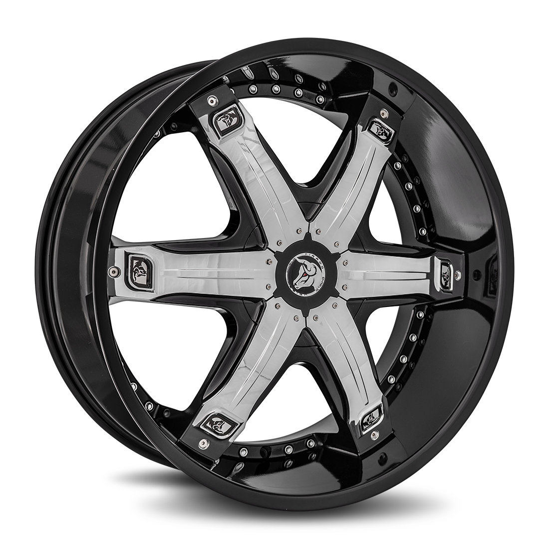 Diablo Wheels Fury 24x10 Gloss Black wheel