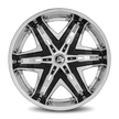 Diablo Wheels Turbine 24x10 Chrome wheel