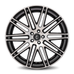 Curva C50 22x10.5 Black Machine Face wheel