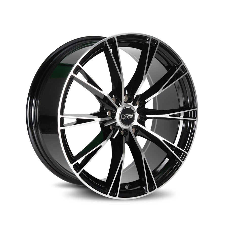 Dynamic Racing Wheels D23 18x8 Black Machined Face wheel