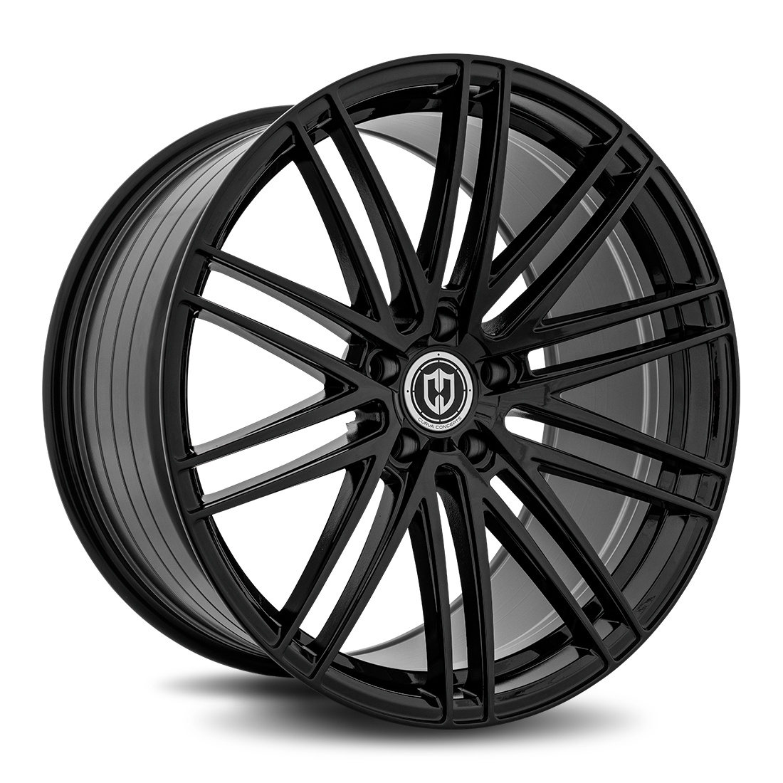 Curva CFF50 20x8.5 Gloss Black wheel
