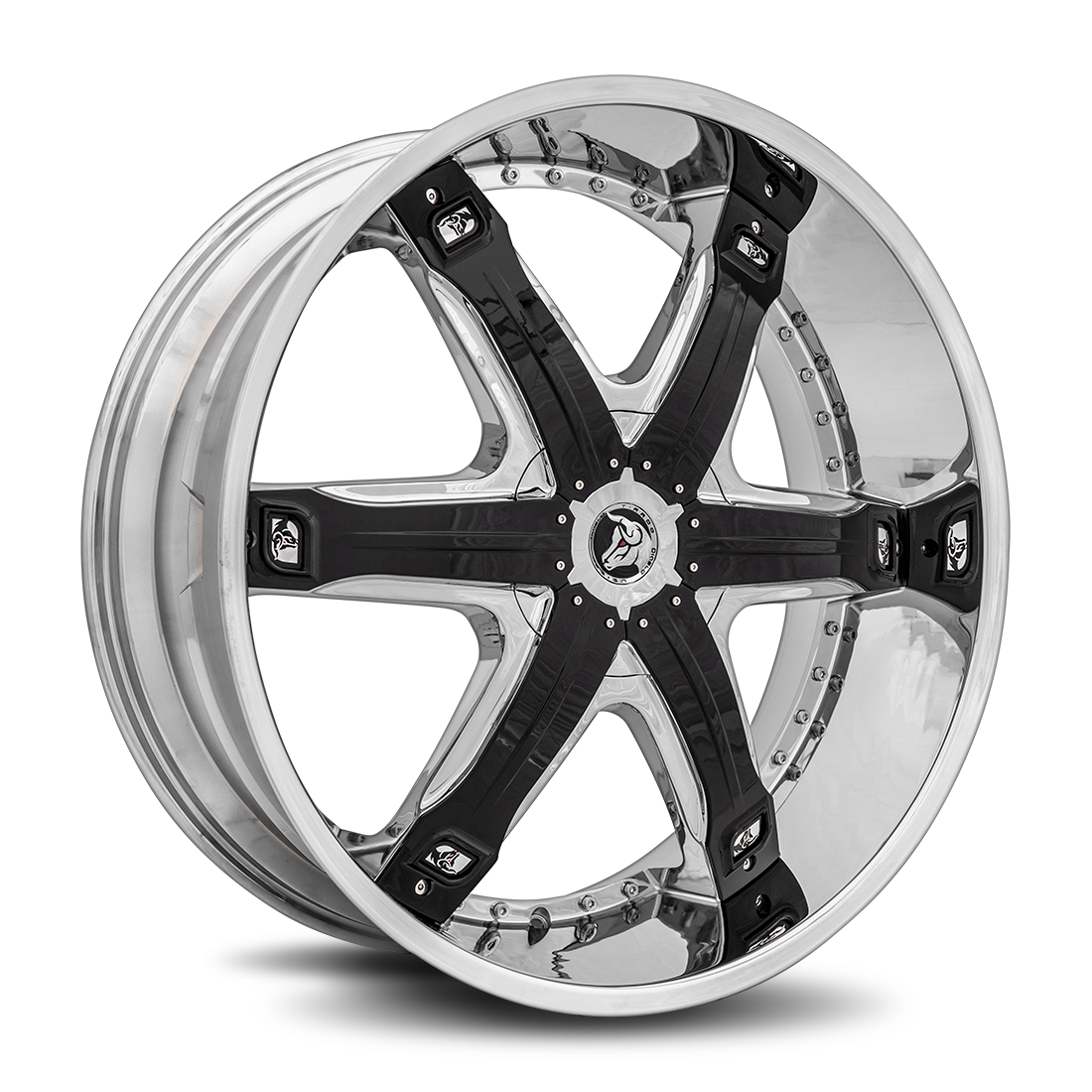 Diablo Wheels Fur 28x10 Chrome wheel