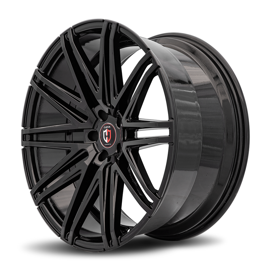 Curva C48 22x9 Gloss Black wheel