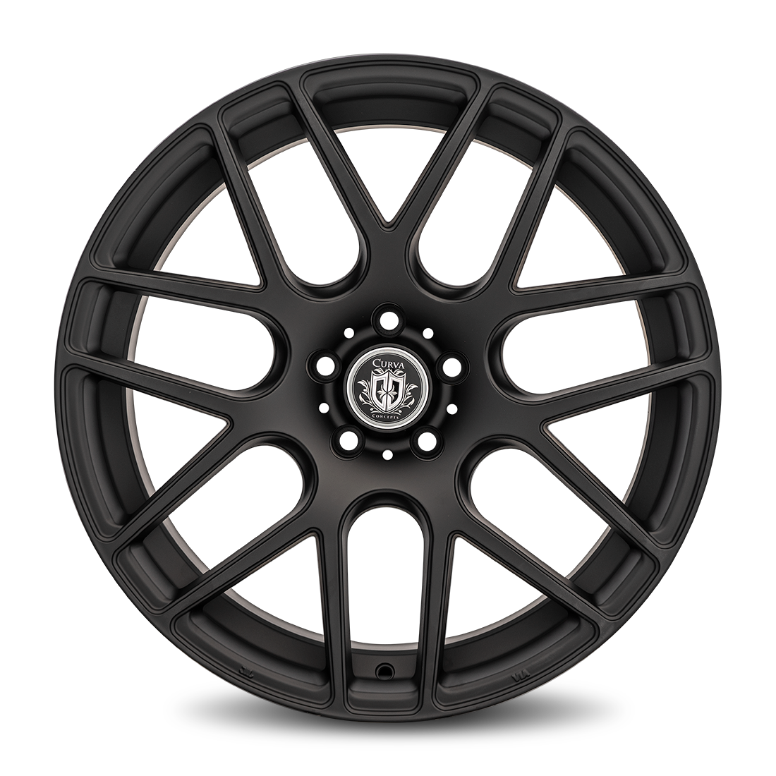 Curva C7 20x8.5 Matte Black wheel