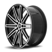 Dynamic Racing Wheels D13 18x8 Gloss Black Machined Face wheel