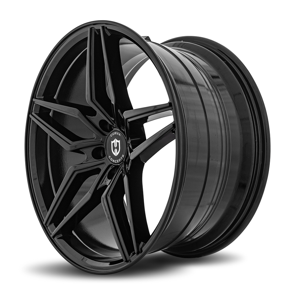 Curva C25 20x8.5 Gloss Black wheel