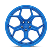 XO Wheels Helsinki 20x10.5 Electric Blue wheel