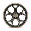 XO Wheels Helsinki 20x10.5 Dark Bronze w/Brushed Bronze Face wheel