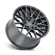XO Wheels Phoenix 22x10.5 Gunmetal w/Brushed Face wheel