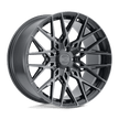XO Wheels Phoenix 22x10.5 Gunmetal w/Brushed Face wheel