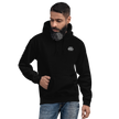 Da Offset unisex heavy blend hoodie in black, front view