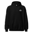 Da Offset unisex heavy blend hoodie in black, front view
