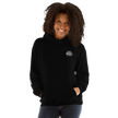 Da Offset unisex heavy blend hoodie in black, front view