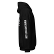 Da Offset unisex heavy blend hoodie in black, right side profile